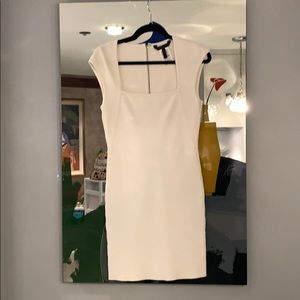 BCBG white mini dress
